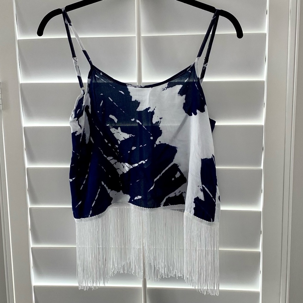 LF Mika & Gala Fringe Tie Dye Top
